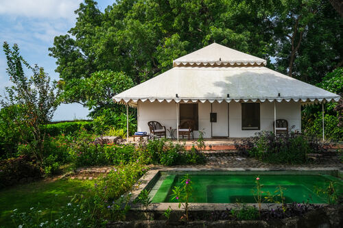 1. Romantic escapes Arjun's Regal Tent x Royal Room at The Ahilya Fort Heritage