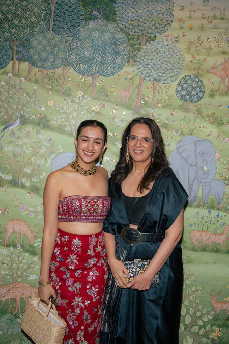 Aditi Mayer & Anita Dongre at Anita Dongre_s LA store launch