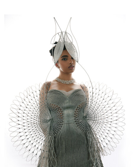Avantika Vandanapu in an indian outfit by an indian designer