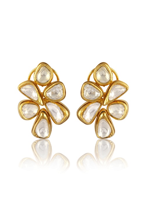 Diwali gifting guide - Virrayaa kundan earrings