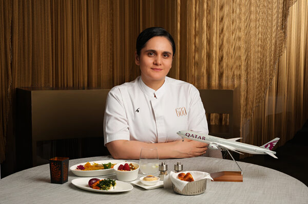 Garima Arora Qatar Business class menu