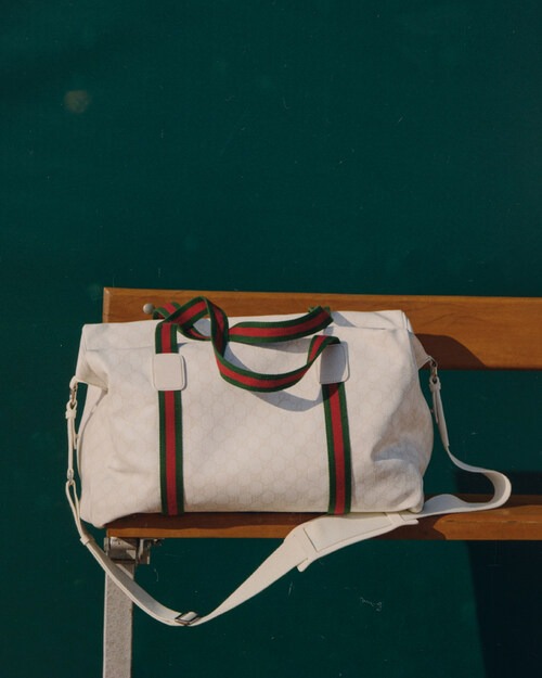gucci tennis duffle bag