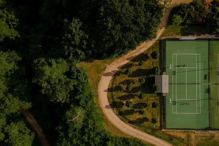 Scenic hotel tennis courts - il borro