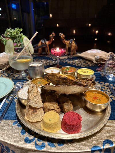 The westin rajasthani thali