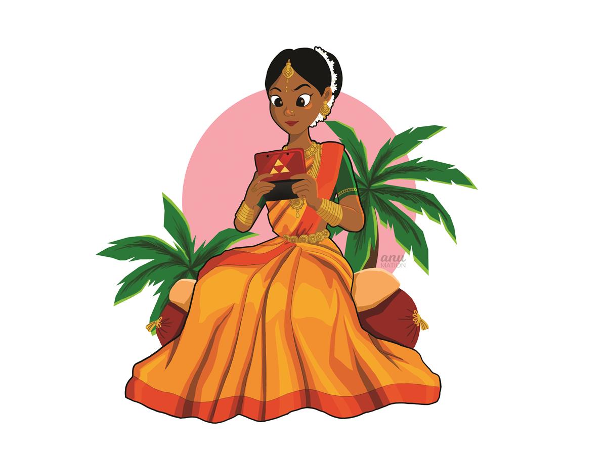 Vancouver based illustrator, Anu Chouhan’s take on the not so quintessential Indian bride